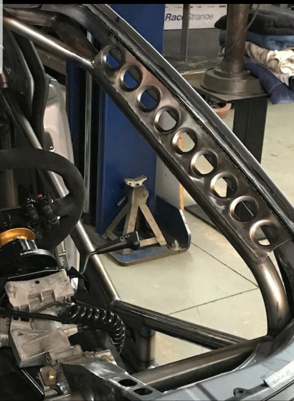 ROLL CAGE GUSSET 20''X4''+ 12"X4"DIMPLED PLATES 14GA CUSTOM AVAILABLE