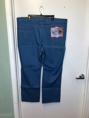 Levi Men's 415 Stretch Waistband Jeans "a Skosh More Room" light wash - Picture 2 of 5
