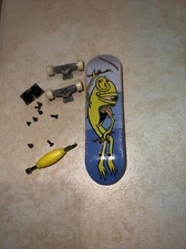 Rare Tech Deck - Toy Machine NICK TRAPASSO FINGER BOARD Complete With Wheels