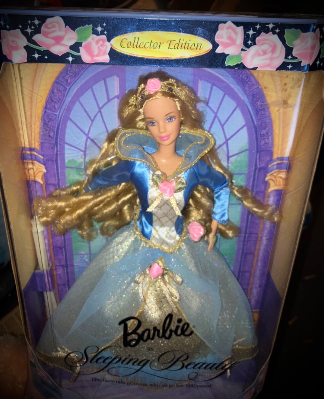 Vintage 1997 Mattel Sleeping Beauty Barbie Collector Doll