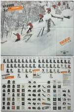 32 Thirty Two snowboard Tyler Lepore 2005  2 sided promo poster New Old Stock