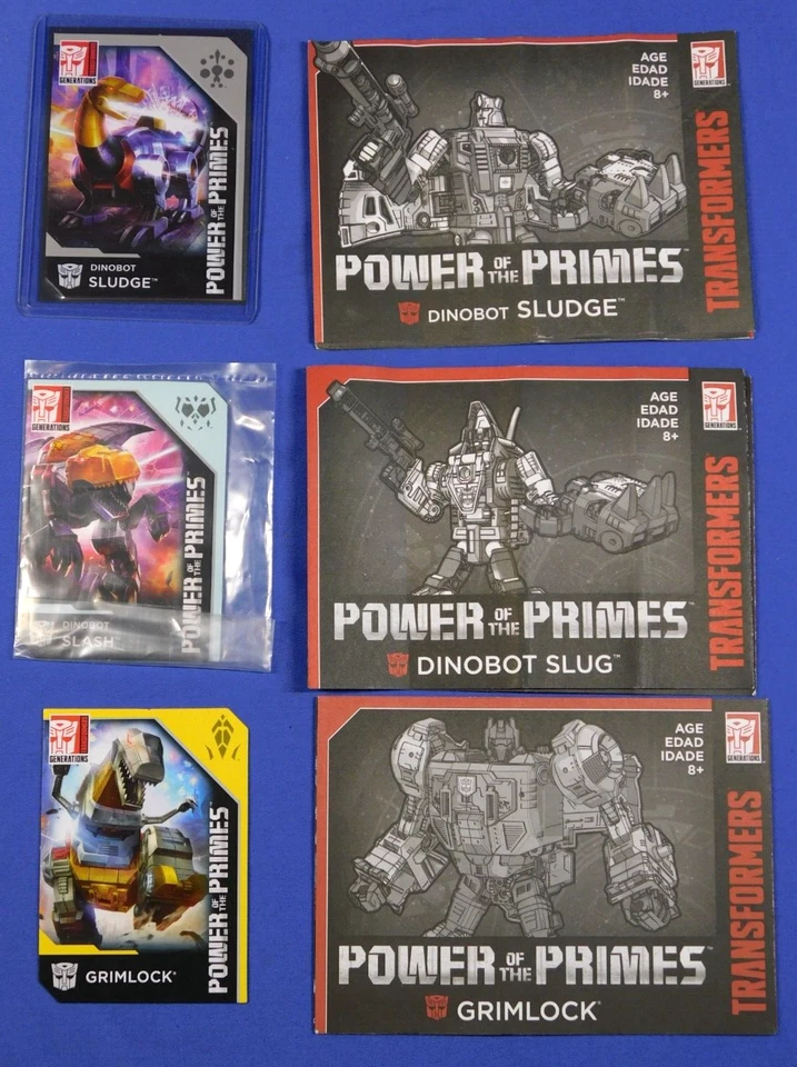 TRANSFORMERS POWER OF THE PRIMES DINOBOT SET OF 5 VOLCANICUS SET 2018 HASBRO - Image 4 of 4