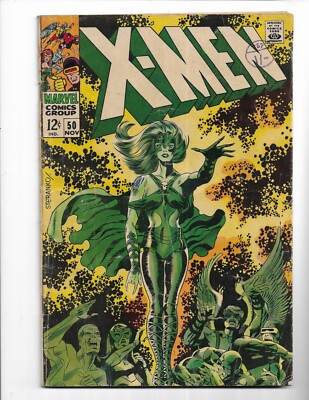 X-Men 50 1968 Marvel Comics VG 4.0 1st Cover App Of Polaris Sternako Art