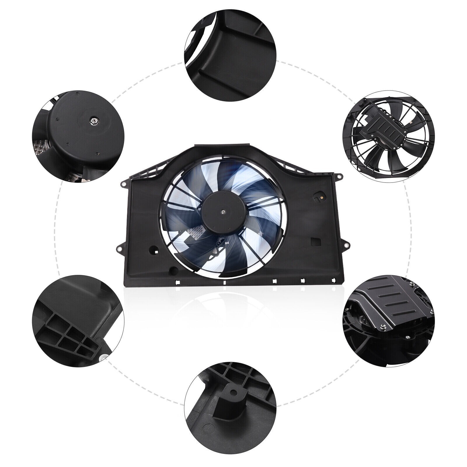 Engine Radiator Cooling Fan Assembly for 20162020 Honda Civic 1.5L