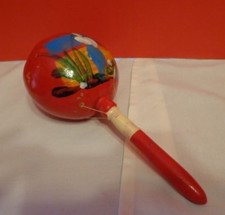 Maracas Latin Percussion Shakers Music Red Blue 9"