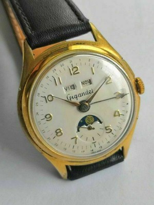 Charles Gigandet - Vollkalenderuhr mit Mondphase Venus 203 vintage
