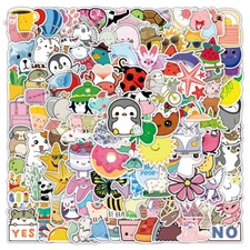 100Pcs VSCO Sticker for Adults Teens Girls Scrapbooking Water Bottles
