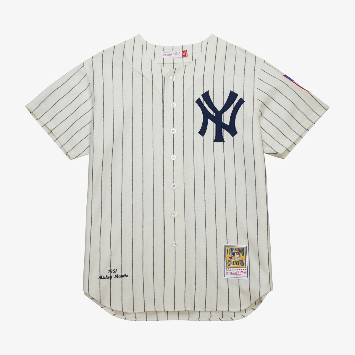 MENS MITCHELL & NESS MLB HOME JERSEY YANKEES 1951 MICKEY