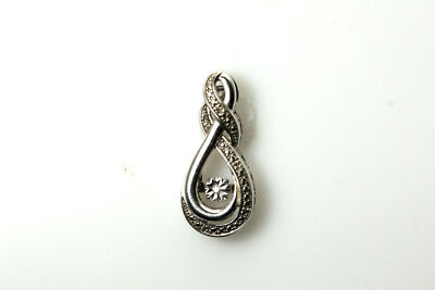 OTC International 925 Sterling Silver Motion Stone Pendant 2.5 Grams (PEN6541)