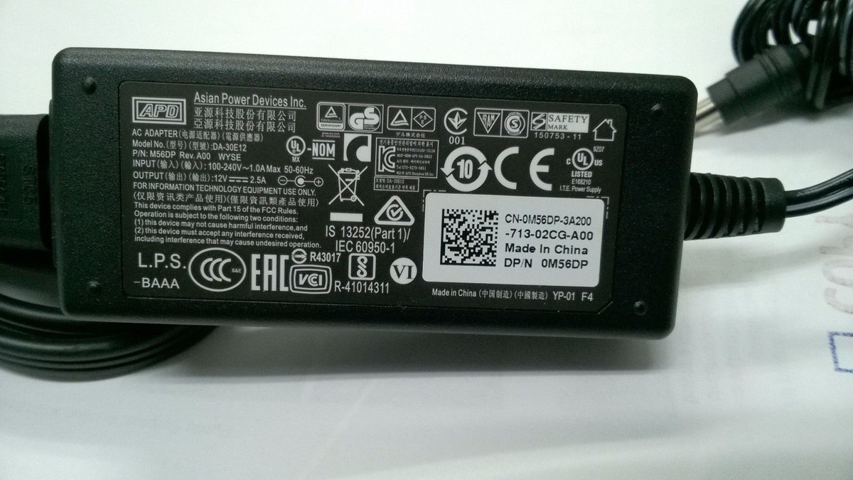 dell p2419h dell computer monitor power cord