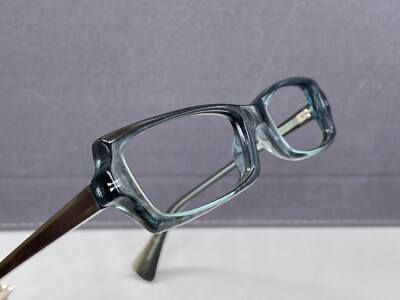 Alain Mikli Brille Damen Blau Grau Vollrand oval A0210 klein NP:313 
