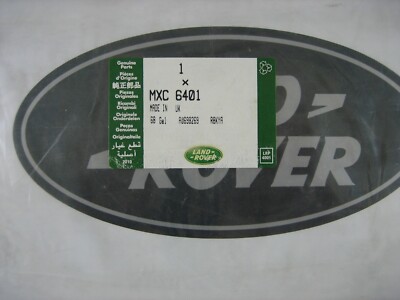 1986-2007 Land Rover Defender 90 110 Rear Black Silver Oval Logo