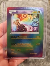 Eevee Evolutions Rainbow Foil Fan Art Vinyl Collector Pokemon Card