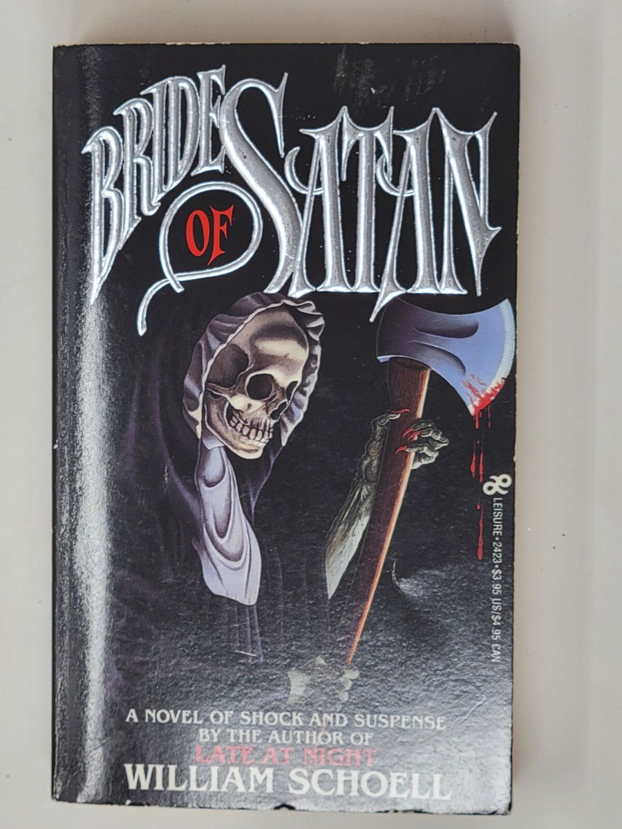 WILLIAM SCHOELL 1ST EDITION - Bride of Satan 1986 Paperbacks From