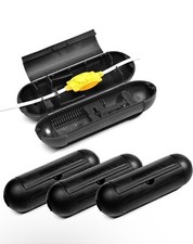 4 Pack Extension Cord Protective Cover Set Black  Indoor Outdoor Water-Resist