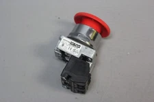SIEMENS NON ILLUMINATED PUSH BUTTON SWITCH RED MUSHROOM OIL TIGHT 52PR8W2A