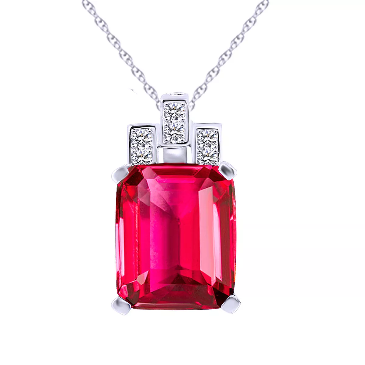 Gold chain hotsell with red ruby