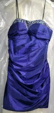 Nox Narianna Strapless Blue Homecoming/Formal/Prom Dress Sz M