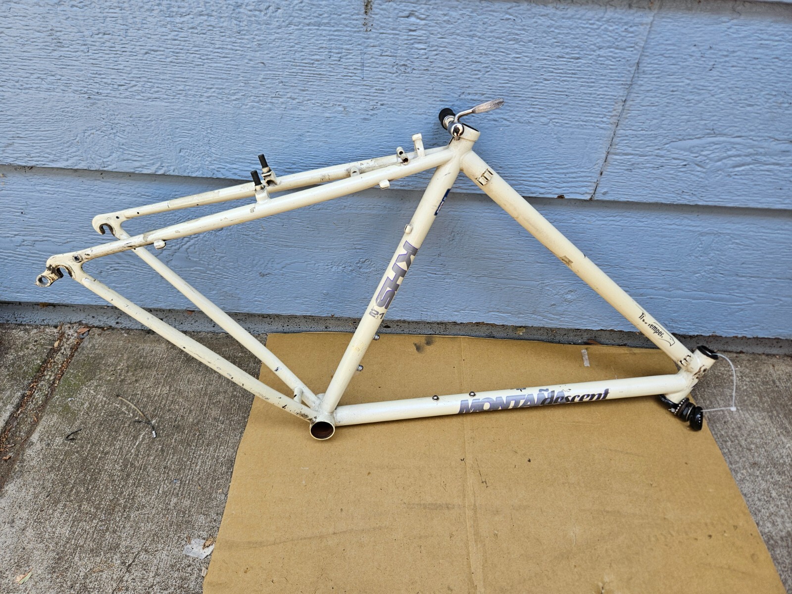 Vintage 90s KHS Montana Descent Mountain Bike Frame 20" True Temper Chromoly