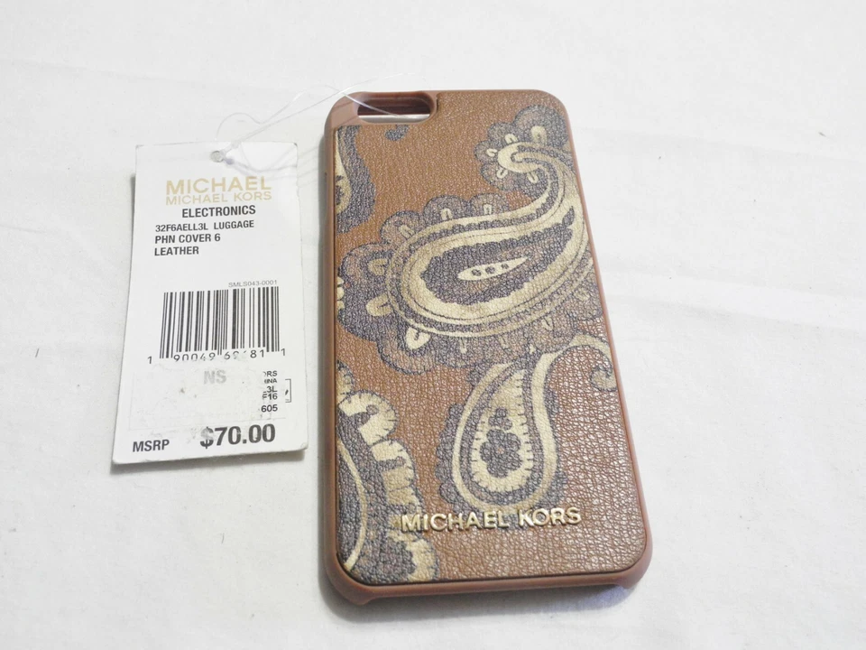 FUNDA MICHAEL KORS PAISLEY CUERO IPHONE 6, VENTA AL POR MENOR $70 Foto 3 de 4