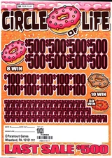 Pull Tab Tickets - Jar - Game - Circle of Life - 10,020 ct