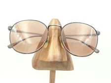 Vintage Lamy London Gunmetal Tortoise Round Sunglasses FRAMES ONLY