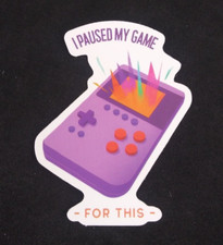 Colorful Gamers  Video Gaming Sticker 2.5" x 2" J 