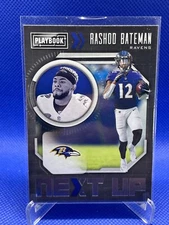 2021 Panini Playbook Football Rashod Bateman Next Up #NXT-RBA Baltimore Ravens