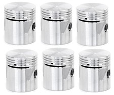 Silvolite Cast Pistons Set6 For Dodge Plymouth 218 230 Flathead 1933-1966 .030