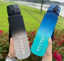 Bottiglia d'acqua sportiva da 1 litro di grande capacità, a prova di perdite, ta