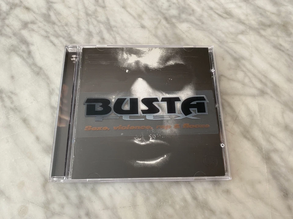 Busta Flex Sexe, Violence, Rap, & Flooze CD MADE IN GERMANY 2000 WEA Music RARE! Foto 4 de 4