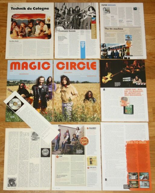 CAN 1970s/2010s clippings magazine articles cuttings photos kraut krautrock