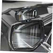2PCS Car Blind Spot Mirrors, HD Glass Wide Angle Convex Rear View Mirror, Black