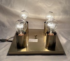 Vintage NOS Space Age Metal Flush Mount Ceili...