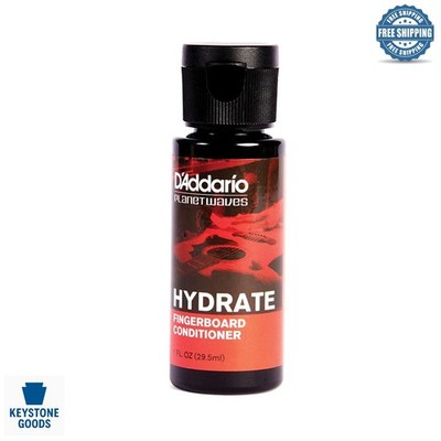 D'Addario Hydrate Fingerboard Conditioner - 1oz Spray for Guitar & Stringed I...
