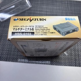 Sega Saturn Multi Terminal 6 Multi Tap With Original Box, Operation Unconfirmed