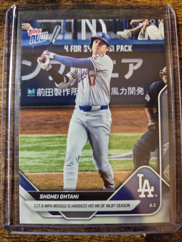 2025 Topps Now Shohei Ohtani Hardest Hit Home Run of MLB Season #145 LA Dodgers