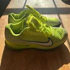 NikeCourt Air Zoom Vapor 11 HC Tennis Shoes Volt White