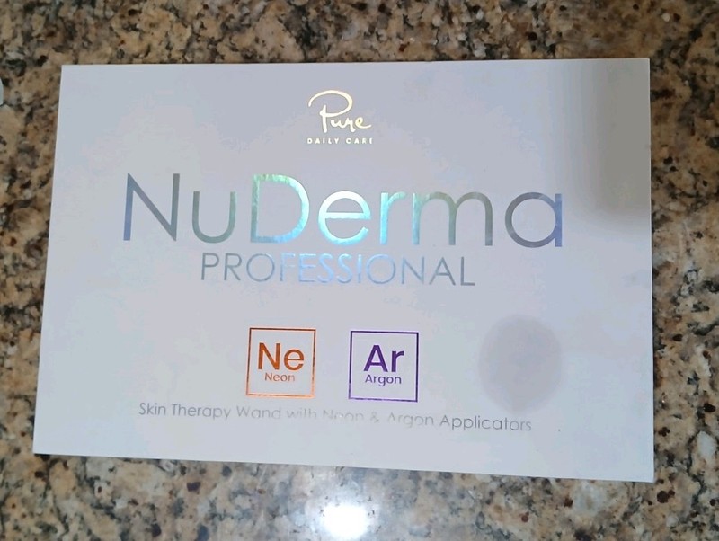 NuDerma Professional Skin Set of 6 Therapy Wand with Neon and Argon