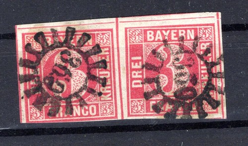 Bayern 9B Beautiful PAIR Gest. (DA0901)