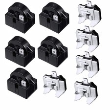 BMIROAMDFE Refrigerator Compressor Relay and Overload Kit 5 1 PIN,1/6HP,5sets