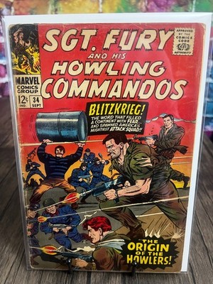 Sgt. Fury and his Howling Commandos #34 (Marvel Comics September 1966)
