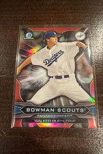 2015 Bowman Draft - Bowman Scouts Fantasy Impact Refractor Walker Buehler...