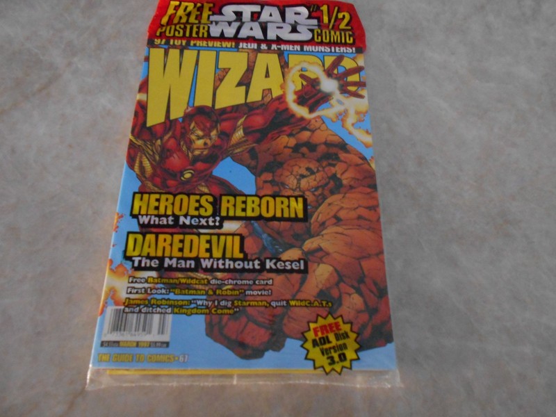 Wizard Comics Magazine Vol 1 No 67 Mar 1997 Jedi X-Men Monsters Daredevil Heroes