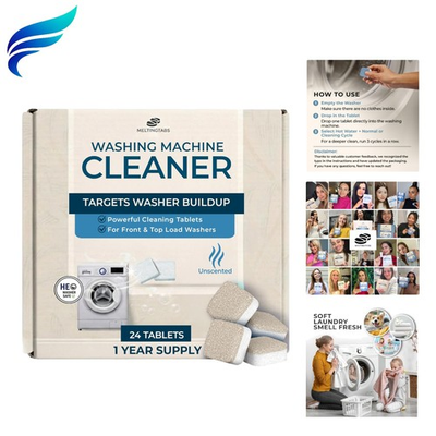 #ad Washing Machine Cleaner Tablets – Deep Clean Washer Descale Laundry Tub Clea... $11.99