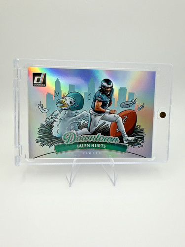 Jalen Hurts #3 2025 Panini Donruss Downtown Horizontal card