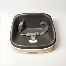 Ingenuity Toddler Booster Seat - Slate Gray White 2 Layer Clean Nice Condition