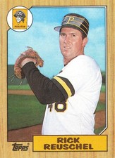 Rick Reuschel Pirates 1987 Topps Baseball Card #521
