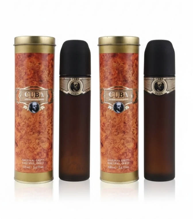 CUBA PARIS CUBA Original GOLD 2x100 ml EDT Eau de Toilette für Männer