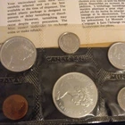 1965 Canadian Mint Uncirculated Coin Set. W/ COA
